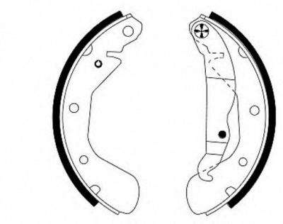 HELLA PAGID 8db355001301 -  Комплект тормозных колодок